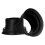 2 pièces gel de silice étanche coussin de protection pour cache-enceinte noir 14
