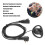 P109PM01G4 Auricolari per Walkie Talkie 2Pin ABS 11
