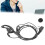 P992-PK01-G ABS Auricolare per walkie-talkie con microfono 13