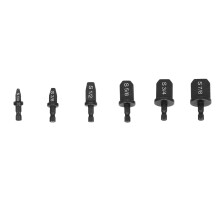 Set di 6 punte per swaging, in acciaio inossidabile, 6 misure