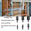 6Pcs Swaging Tool Drill Bit Set Hex Triangular Handle Manual Copper Pipe Flaring Tool HVAC Repairing Set 12