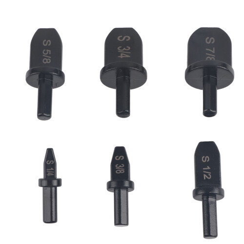 6Pcs Swaging Tool Drill Bit Set Hex Triangular Handle Manual Copper Pipe Flaring Tool HVAC Repairing Set 1