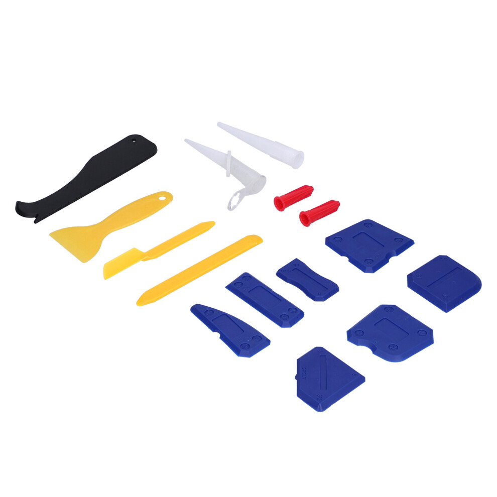 Caulking Tools Silicone Glue Gun Nozzle Scraper Plate Beauty Seam Grouting Caulk Remove Tool 8751322457127