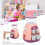 Dispenser di bevande mini rosa giocattolo con suono 8