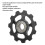 Bike Sprocket Aluminum Alloy RustProof Durable Black Replaceable Bicycle Components 10
