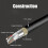 Cavo XLR a RCA doppio da 1,5 m 2x3 mm 8
