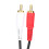 Cavo XLR a RCA doppio da 1,5 m 2x3 mm 5