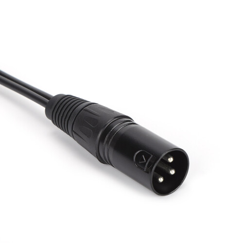 Cavo XLR a RCA doppio da 1,5 m 2x3 mm 2
