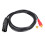 Cavo XLR a RCA doppio da 1,5 m 2x3 mm 1