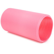 Tunnel rétractable pour animaux en PP rose 100 cm x 10 cm