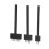 Ensemble de 3 pièces d'outils en cuir perforé noir de 6 mm 15