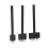 Ensemble de 3 pièces d'outils en cuir perforé noir de 6 mm 16