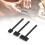 Ensemble de 3 pièces d'outils en cuir perforé noir de 6 mm 13