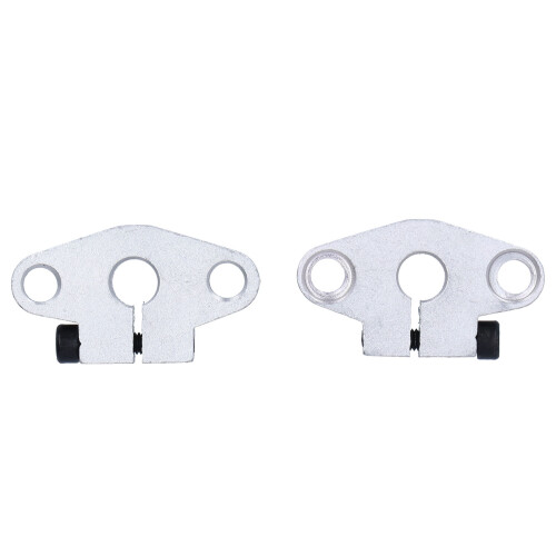 2 pezzi SHF8 supporto cromato per barra guida lineare 1