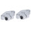 2 pezzi SHF8 supporto cromato per barra guida lineare 4