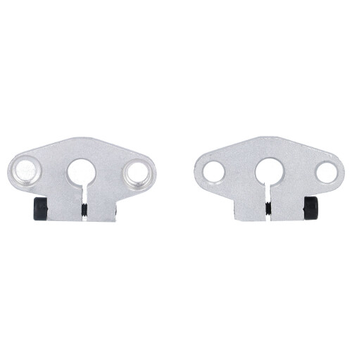 2 pezzi SHF8 supporto cromato per barra guida lineare