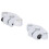 2 pezzi SHF8 supporto cromato per barra guida lineare 13