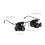 Lente da testa LED 20x ingranditore da 25mm 4x CR1620 ABS 5