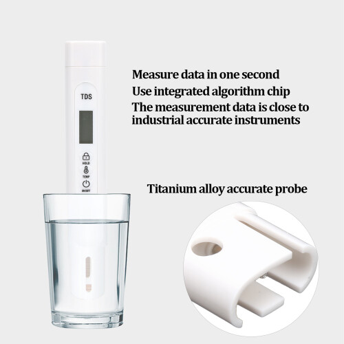 Stylo de test TDS-M3 pour l'eau, petit, 0-9990 ppm, 2 % 2
