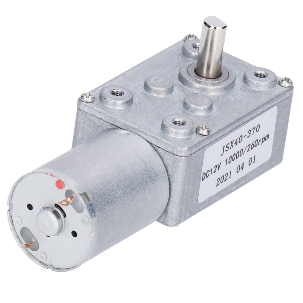 Turbine Worm Motor Turbo Geared Box Reduction Shaft Equipment 260Rpm Dc12v Jsx40â370 5011322460767