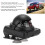Bussola Regolabile Pieghevole Supporto per Cruscotto ABS Trasparente 4