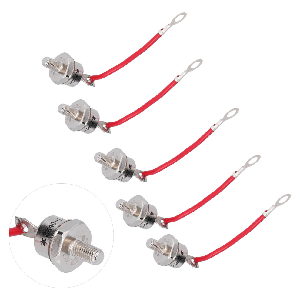 5 Pcs Rectifier Diode 1200V 40A Heat Dissipation Forward Silicon Power Rectifier Diode Zx40â12 3541322461416