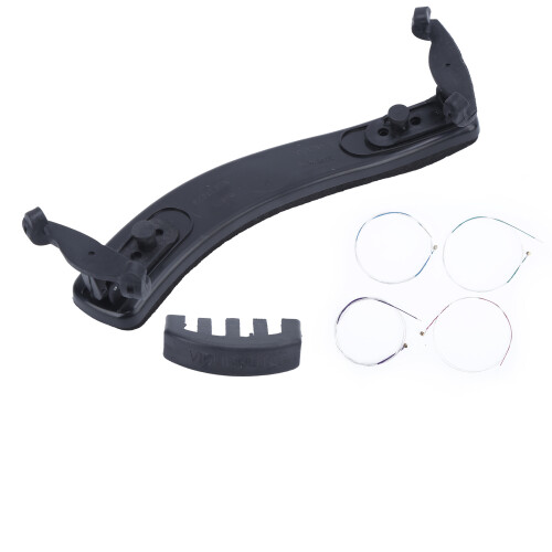 Kit Violino 3 in 1 - gomma/acciaio, 3/4 e 4/4, nero