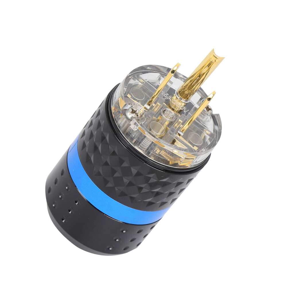Monosaudio Power Plug Pure Copper 24K Goldplated Audio Connector Power Plug (M103g(Male) ) 8441322461308