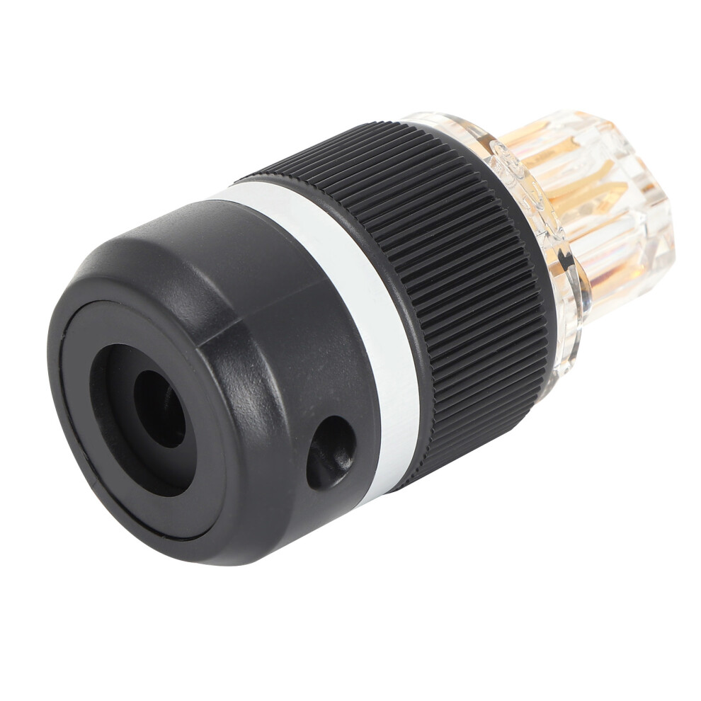 Monosaudio Power Plug Transparent Pure Copper 24K Goldplated Audio Connector Power Plug 100250V(F101g (Female) ) 5061322461790