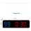Workout Clock with Battery, Portable Mini Gym Timer with Built-in Magnet Gym, Programmable Countdow 2