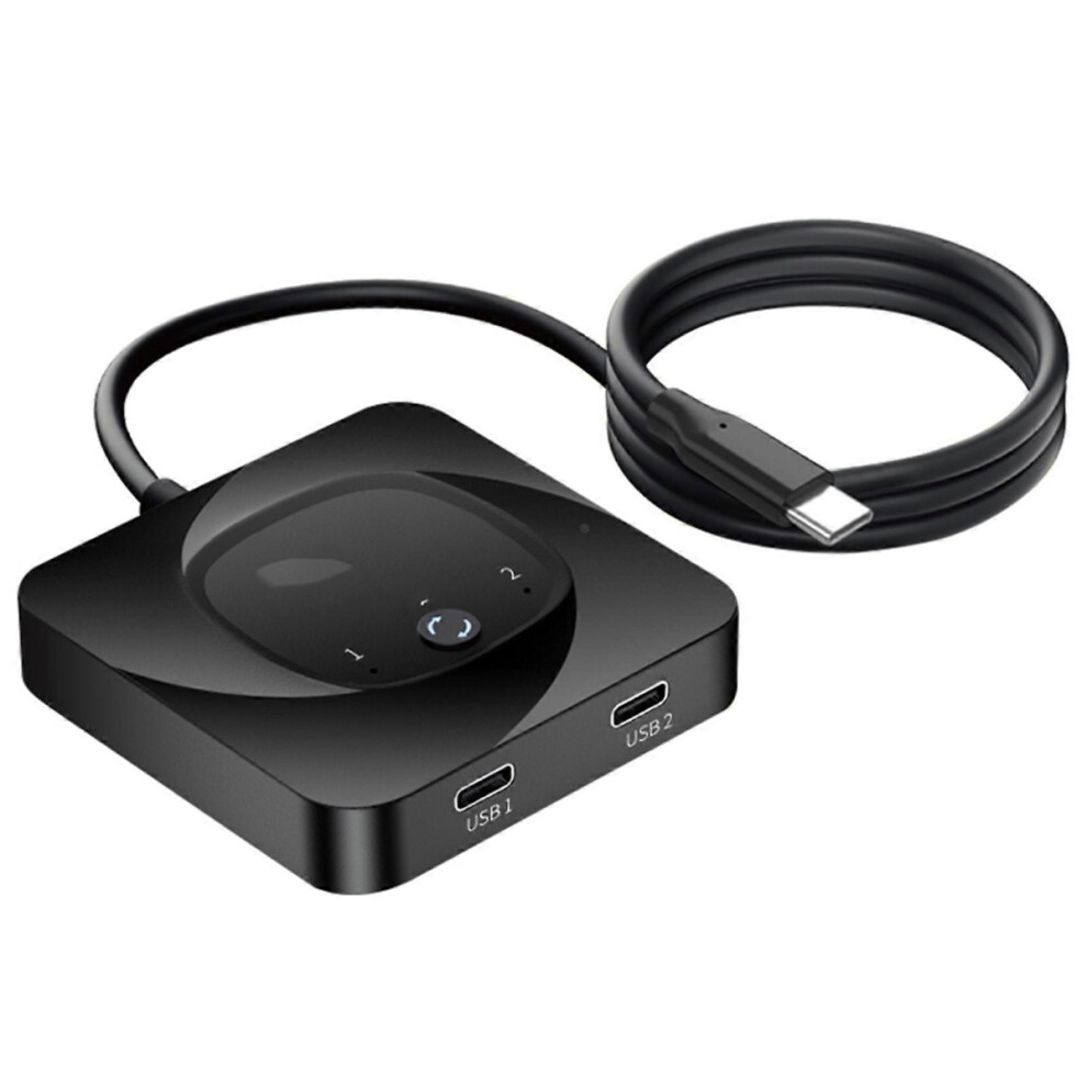 Usb-C Kvm Switch: 2-Pc 8K@60Hz Hdr, 10Gbps, 100W Pd, W/ 2 Cables 9122581802161