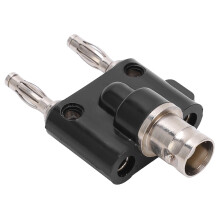 Adattatore U27 BNC spina banana femmina, 18g, rame