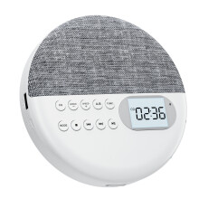 Portable CD Player, Bluetooth CD Player with Speakers Rechargeable CD Player ASP LCD Display with A