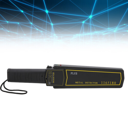 MD-1165180 Mini rilevatore di metallo ABS 40h nero