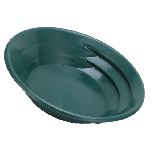 Padella per oro in ABS verde da 380 mm e 15,0 in, setacciatura manuale 2