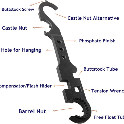 Multisleutel AR 15 / M4 Steel Armorers Heavy Duty Combo Sleutel 2