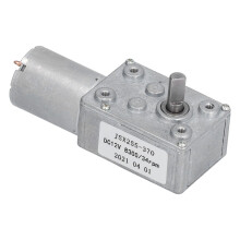 JSX255-370 12V DC Moteur à vis sans fin aluminium-laiton 300mA