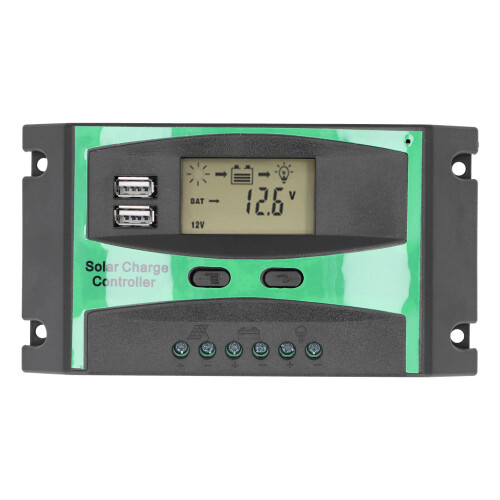 LD3024U Regolatore PWM solare 12-24V 30A ABS 1