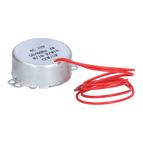 2 pezzi micro motore TYC AC12V 8-10 giri/min CW/CCW 4W 2