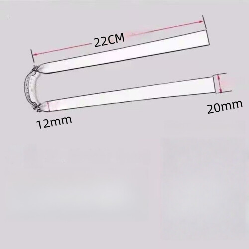 10-pack heavy duty 2,0 mm platte band katapult | krachtige, vorstbestendige elastieken 2