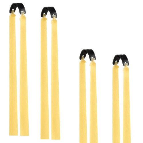 10-pack heavy duty 2,0 mm platte band katapult | krachtige, vorstbestendige elastieken