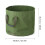 Sac de rangement 55,8 x 45,7 cm vert, grande capacité 4