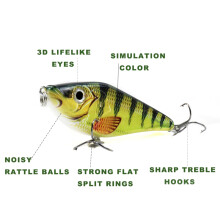 3,0 po / 0,5 oz leurre minnow Couleur01 Bionic plongeant