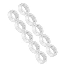 Guarnizione distanziale in alluminio Ø4mm/Ø6mm, lunghezza 2 mm, anodizzata