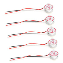 5 pezzi SFM-27I buzzer d'allarme 95dB piezo bianco 12V