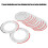 10 pièces universel collier pour chauffe-cire 15,7/9,8 cm 8