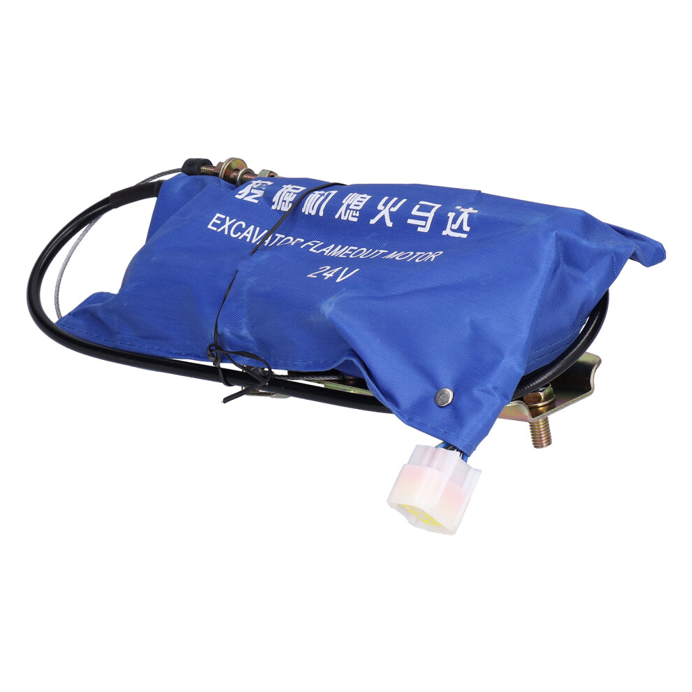Stop Solenoid Motor Electric Flameout For Sy Excavator Engine Parts Accessories 1Meter 24V 4391322469399