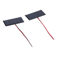 2 pezzi 6836 mm 0,3 W 5 V pannello solare micro in polisilicio