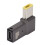 Adaptateur PD Type-C 100 W, compact en alliage de zinc, argent 15