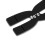 POWERTI 5 pezzi 0,5 g Strisce di peso in silicone Nero 4